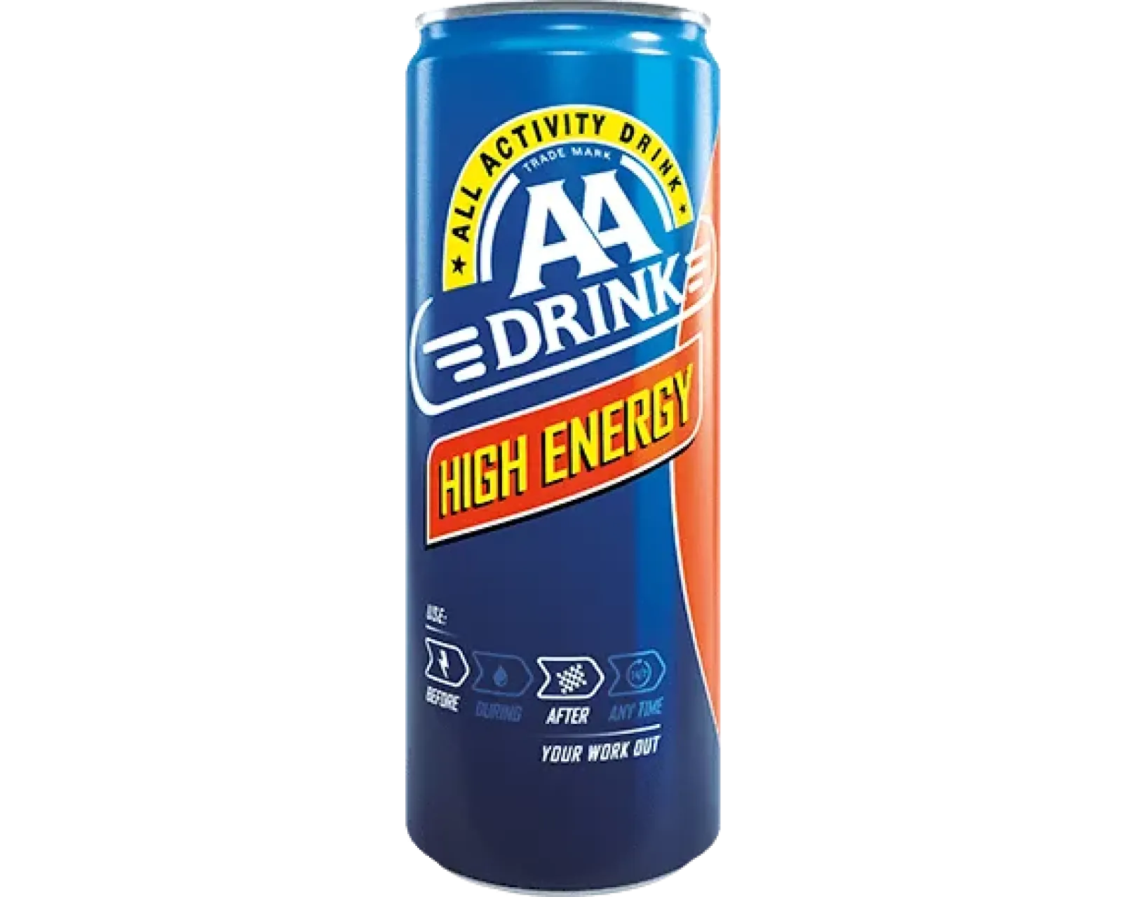 AA drink High Energy Blik (24x 25cl) Best