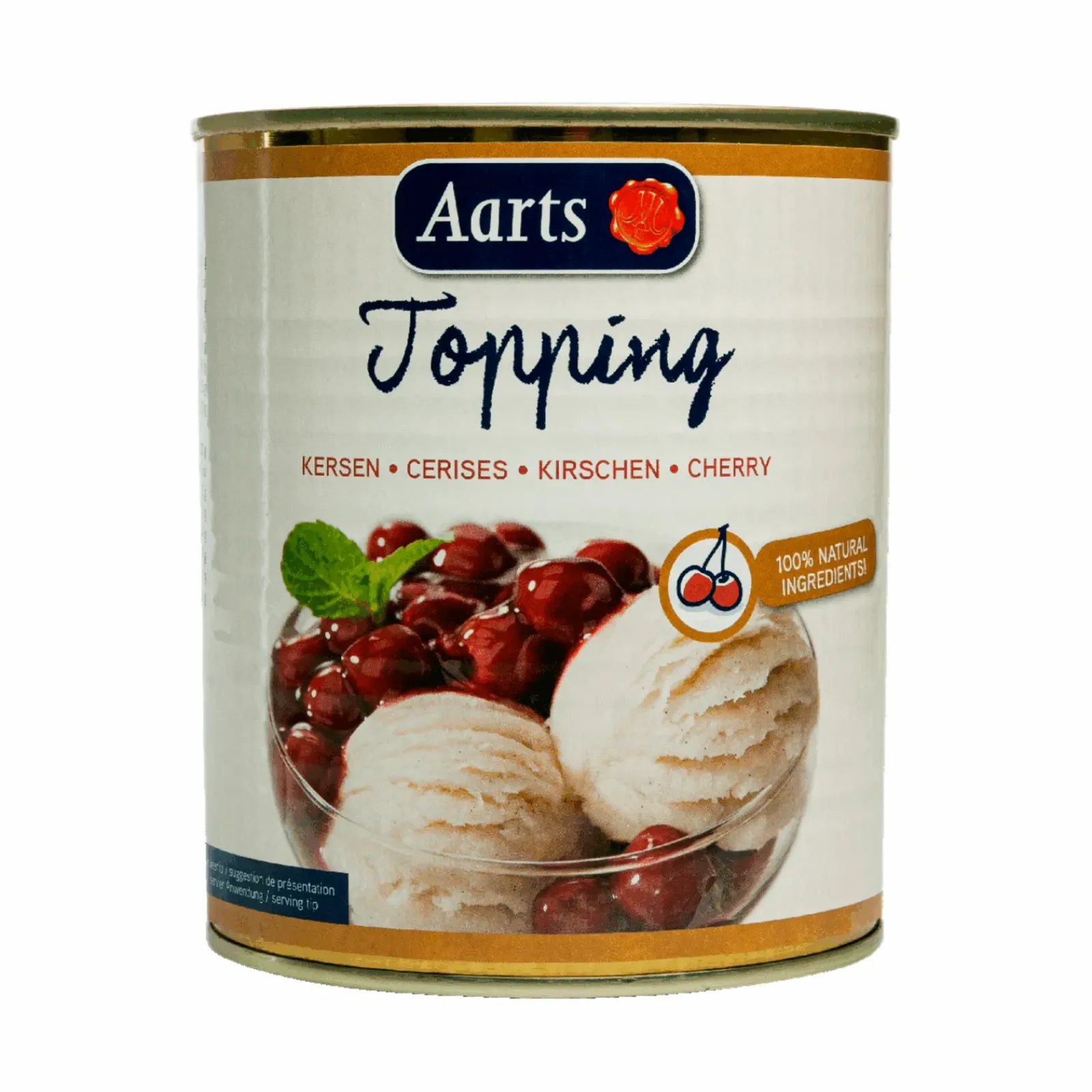 Aarts Kersen Topping blik (12 x 1 liter) New