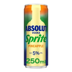 Absolut & Sprite Absolut Vodka & Sprite Pineapple blik (12x 250ml) Sale