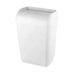Afvalbak Kunststof Wandmontage Wit (43 liter) New