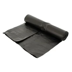 Afvalzak LDPE 65/25x140cm T70 Zwart (10 rol à 10 stuks) Best
