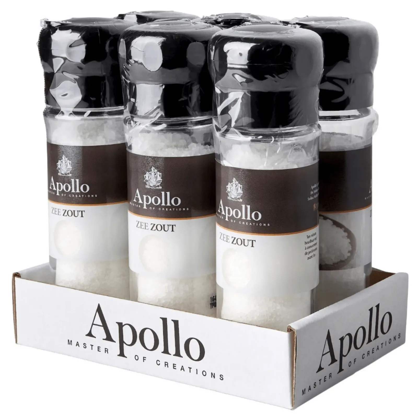 Apollo Zeezout Strooimolen (6x 115gr) Discount