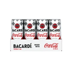 Bacardi & Coca Cola blik (12x 25cl) New