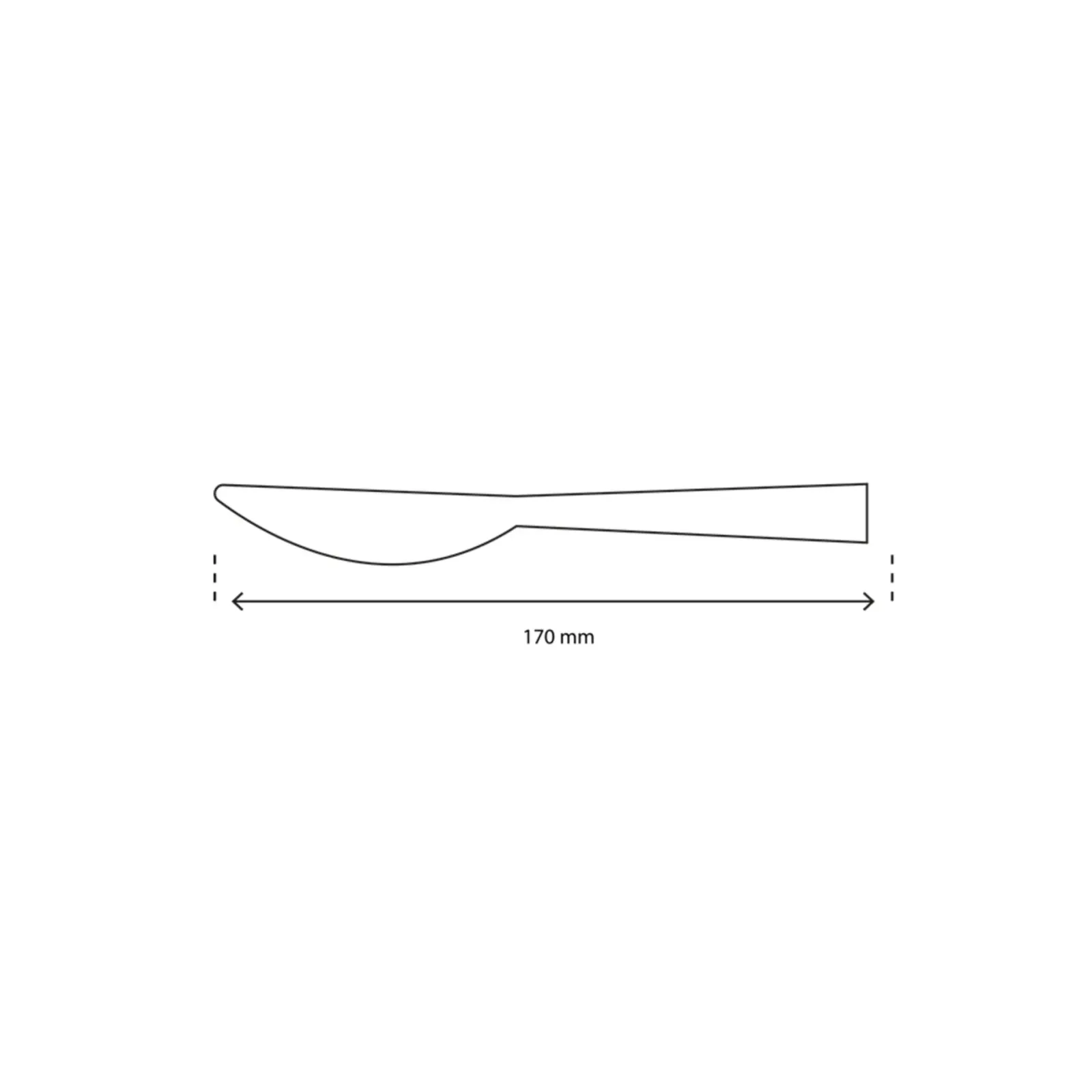Bamboe Mes Bio 170mm (100 stuks) Discount