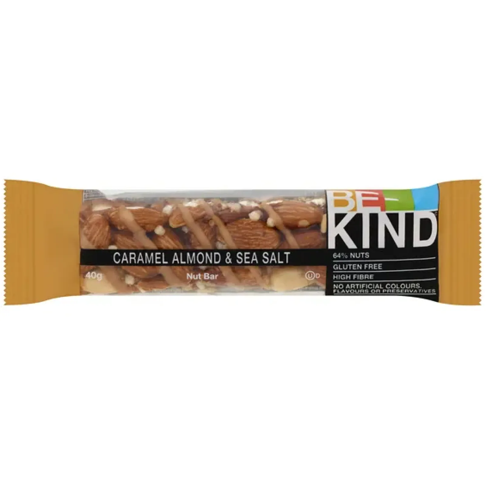 BE-KIND Single Caramel Almond & Seasalt (12x 40gr) New