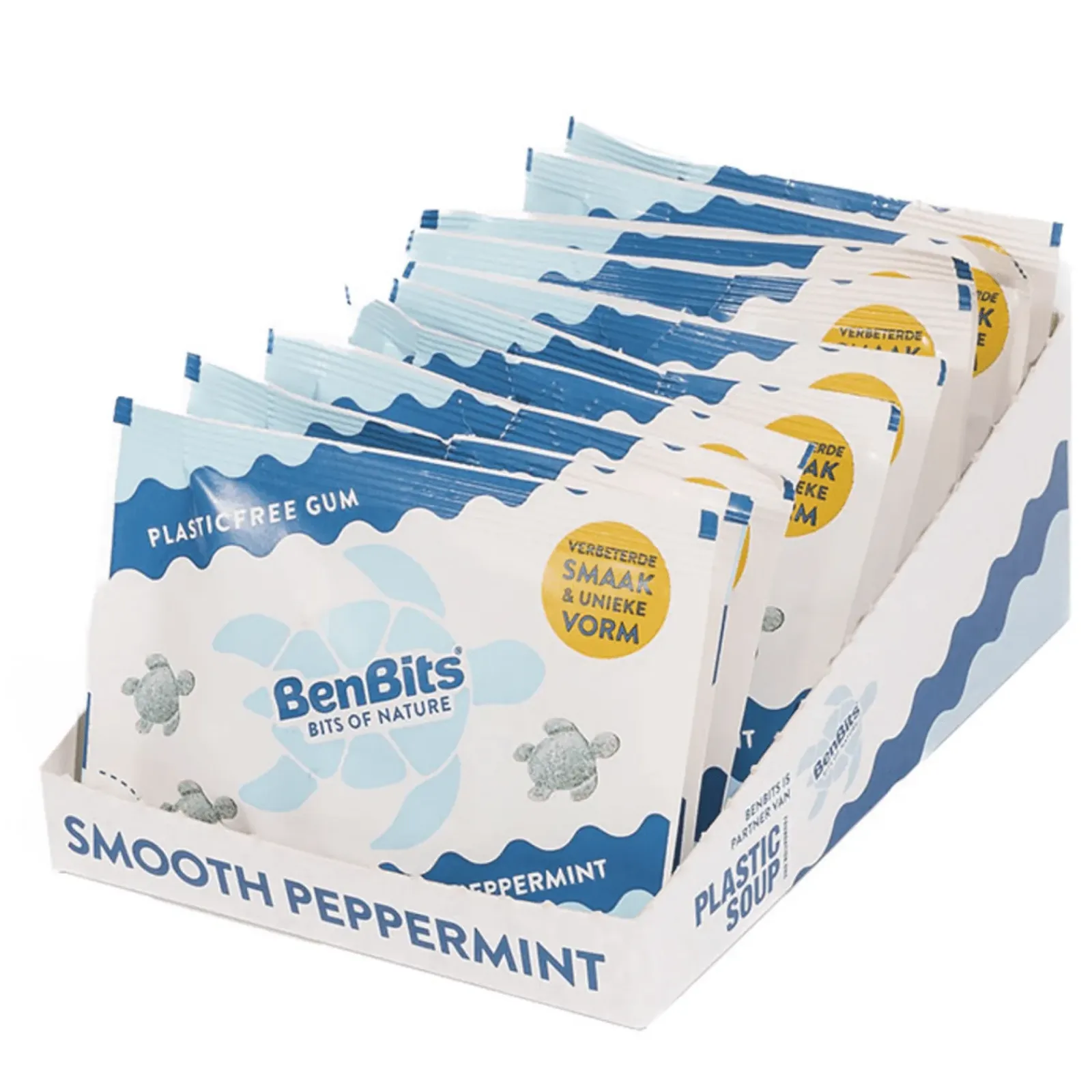 BenBits Kauwgom Peppermint Doosje (20x 18g) Hot
