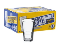 Mammoet Bierglas stapelbaar Amsterdammer (12x 34cl) Hot
