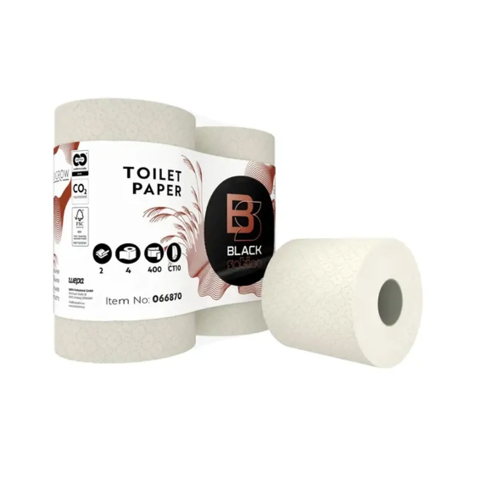 Satino Black GreenGrow toiletpapier 2-laags (40 rollen à 400vel) Clearance
