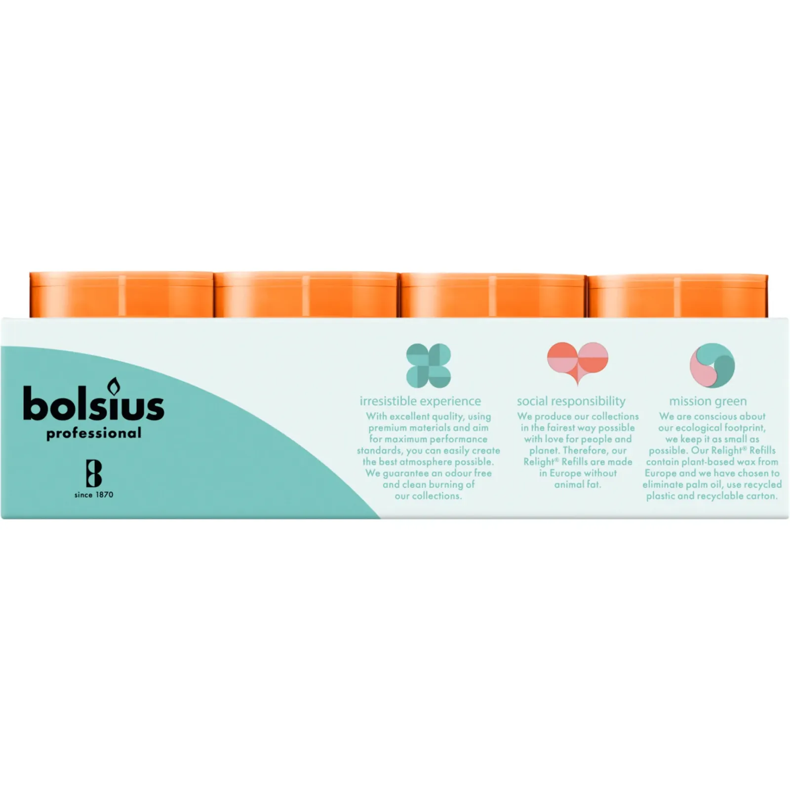 Bolsius Professional Relight Refill Oranje (20 stuks) Sale