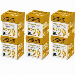 Bradley's Bradley’s Favourites Green/White Tea Ginger & Orange No. 29 (72x 1.75g) New