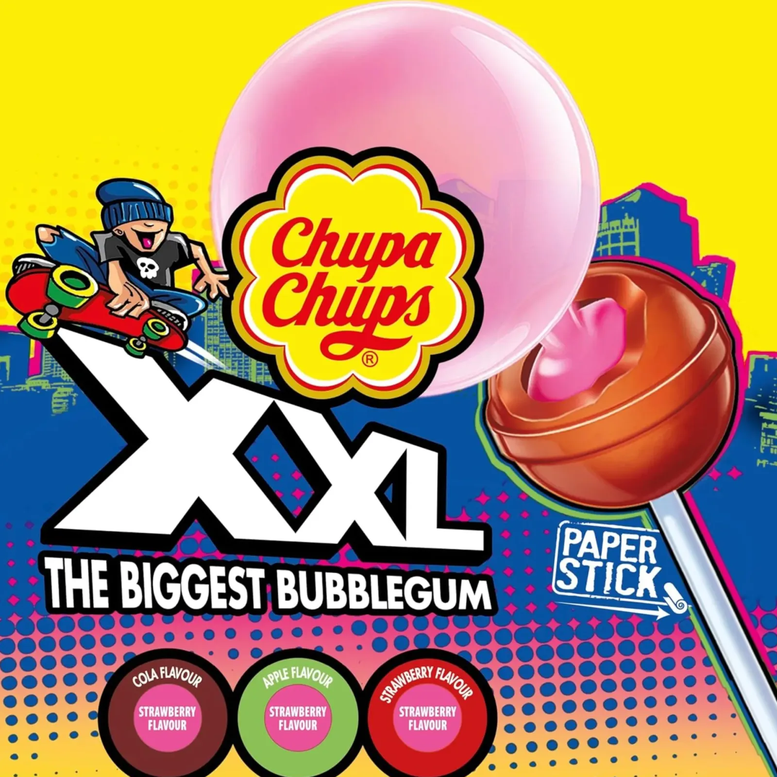 Chupa Chups XXL Lollie Met Bubblegum (25 stuks) Discount