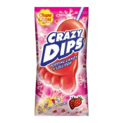 Chupa Chups Chupa Crazy Dips Strawberry (24x 14gr) Hot