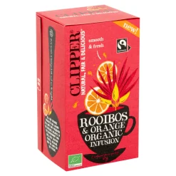 Clipper Rooibos & Orange BIO (4x 20 stuks) New