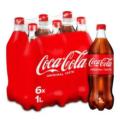 Coca-Cola Regular Pet (6x 1 liter) Clearance