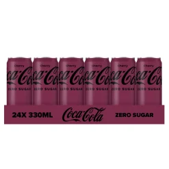 Coca-Cola Zero Cherry Blik (24x 33cl) New