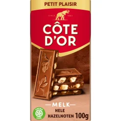 Cote d'or Cote d’Or Bloc Melk/Noot (20x 100g) Hot