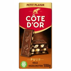 Cote d'or Cote d’Or Bloc Puur/Noot (20x 100g) New