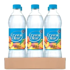 Crystal clear Peach PET (6x 50cl) Best