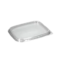 Deksel Saladebak Rechthoek aPET T1 (50 stuks van 10,8x 8,2 cm) Hot