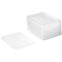 Deksel voor Kilobak PP Transparant 195x140mm (50 stuks)