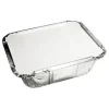 Merkloos Depa Aluminium Bak 400 ml + Deksel 14x12x4 cm (25 stuks) Hot