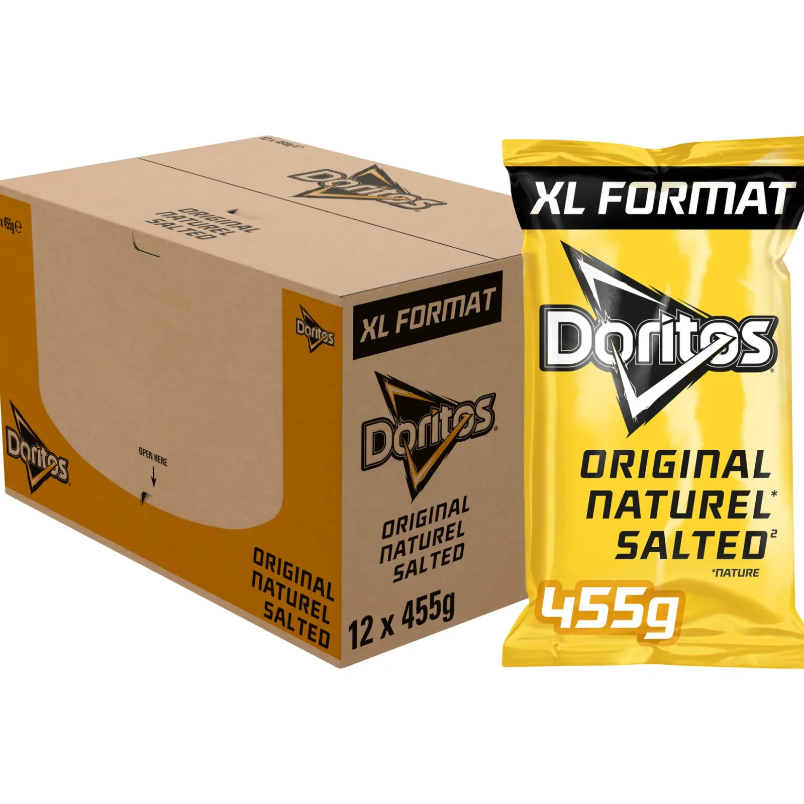 Doritos Naturel Tortilla Chips (12x 455gr) Discount