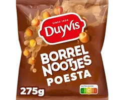 Duyvis Borrelnootjes Poesta (8x 275gr) New
