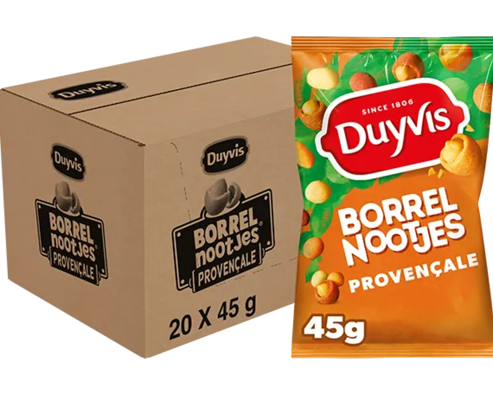 Duyvis Borrelnootjes Provencale (20x45gr) Sale