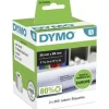 Dymo etiketten LabelWriter ft 89 x 36 mm, wit (2x 260 stuks) Clearance