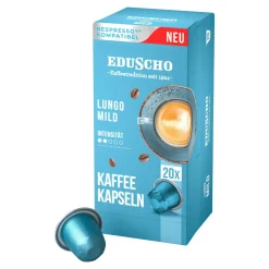 Eduscho Edu Lungo Mild Cups (5x 20 cups) Hot