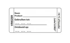 Daymark Etiket labellord vriezer (250 stuks) New