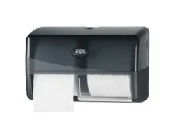 Euro Products Euro Pearl Black Duo Toiletroldispenser Compact New