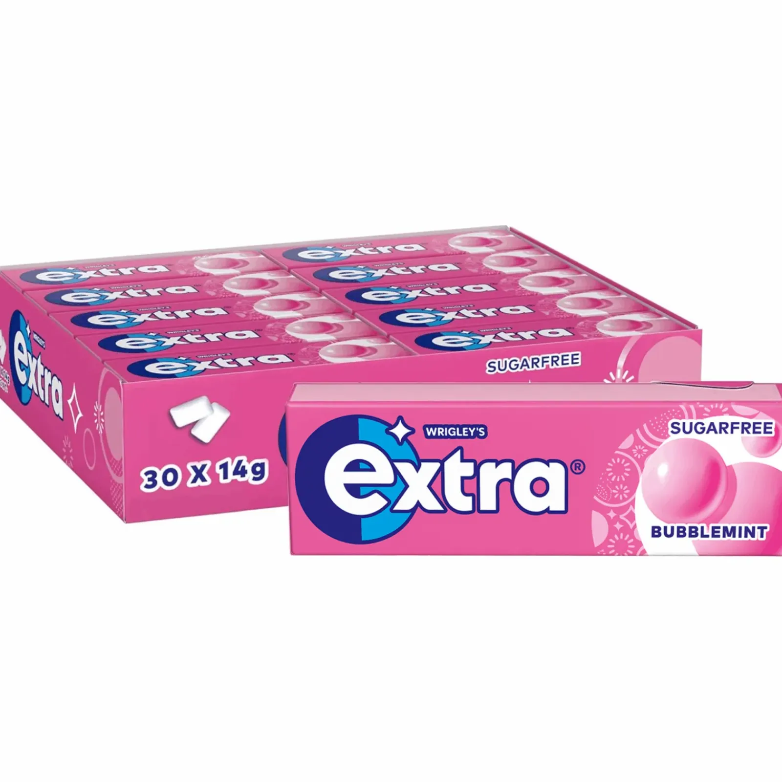 Extra Bubblemint OTC (30x 14g) New