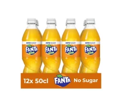 Fanta Orange No Sugar PET (12x 50cl) Outlet