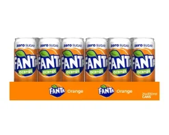 Fanta zero orange blik (24x 33cl) Clearance