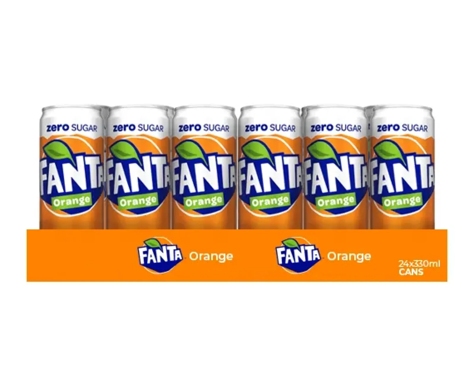 Fanta zero orange blik (24x 33cl) Clearance