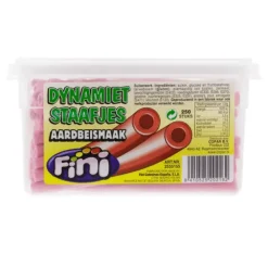 Fini Dynamietstaafjes aardbei (250 stuks) Outlet