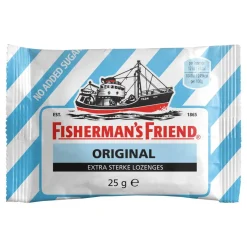 Fisherman's Friend Fisherman’s Friend Extra Strong Suikervrij Blauw (24x 25gr) Hot