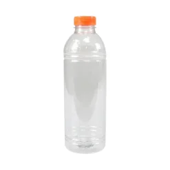 Merkloos Fles RPET Met Oranje Dop (70x1000ml) New