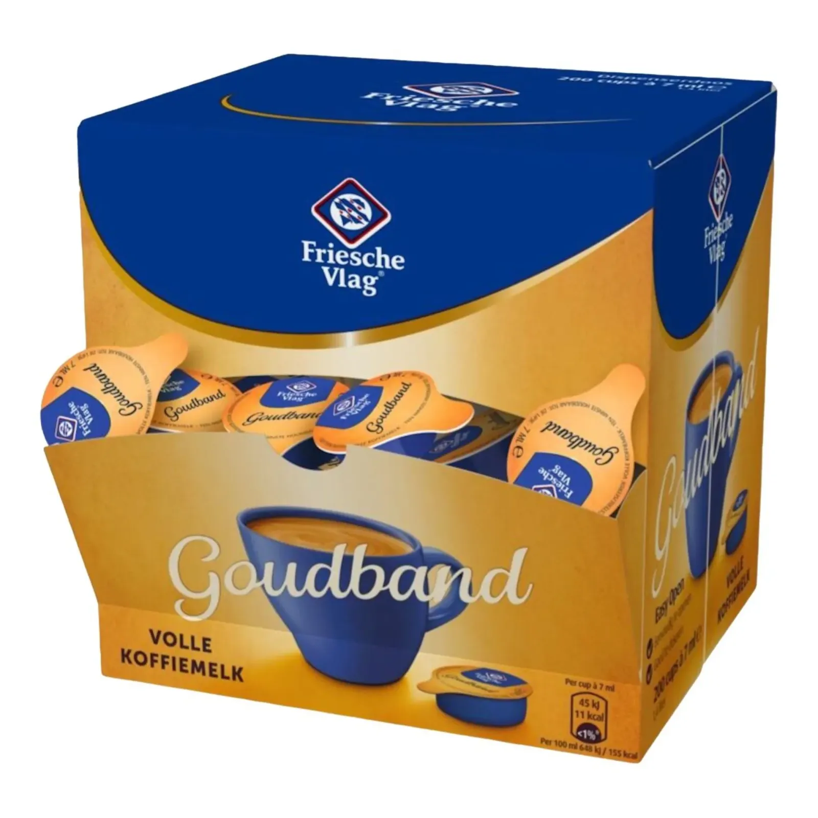 Friesche Vlag Goudband Cups (200x 7ml) Hot