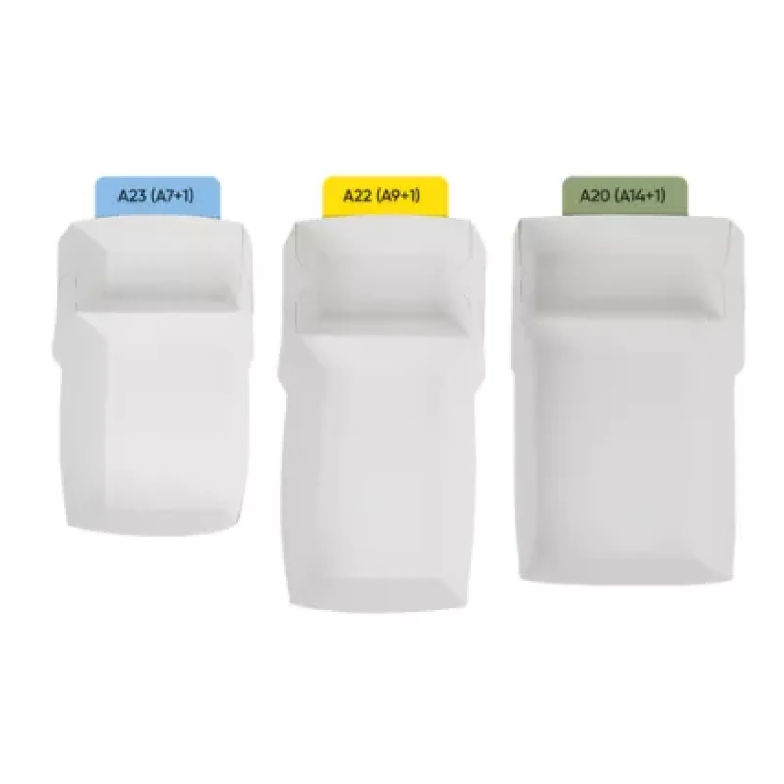 TakeAware Frietbakje A22 kraft/wit BIO (A9+saus)(400 stuks) Sale