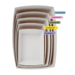 TakeAware Frietbakje A14 Kraft/Wit BIO (400 stuks) Online