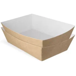 TakeAware Frietbakje A50 Kraft/Wit BIO (400 stuks)