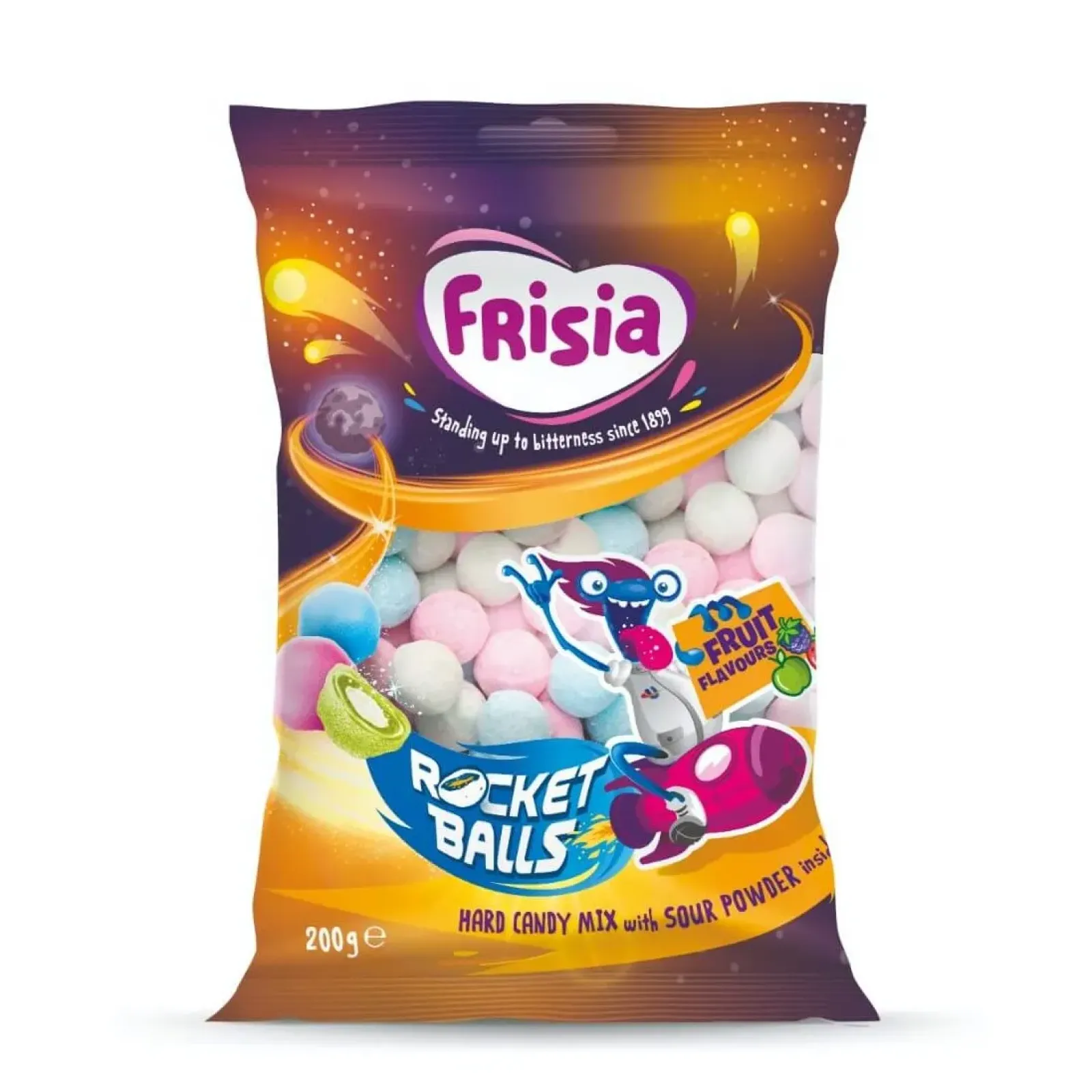 Frisia Rocket Balls Fruitmix Zak (12x 200gr)