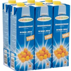 Fruit Action Sinaasappelsap (6x 1 liter) New