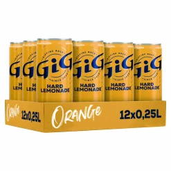 GiG Hard Lemonade Orange blik (12x 25cl) New