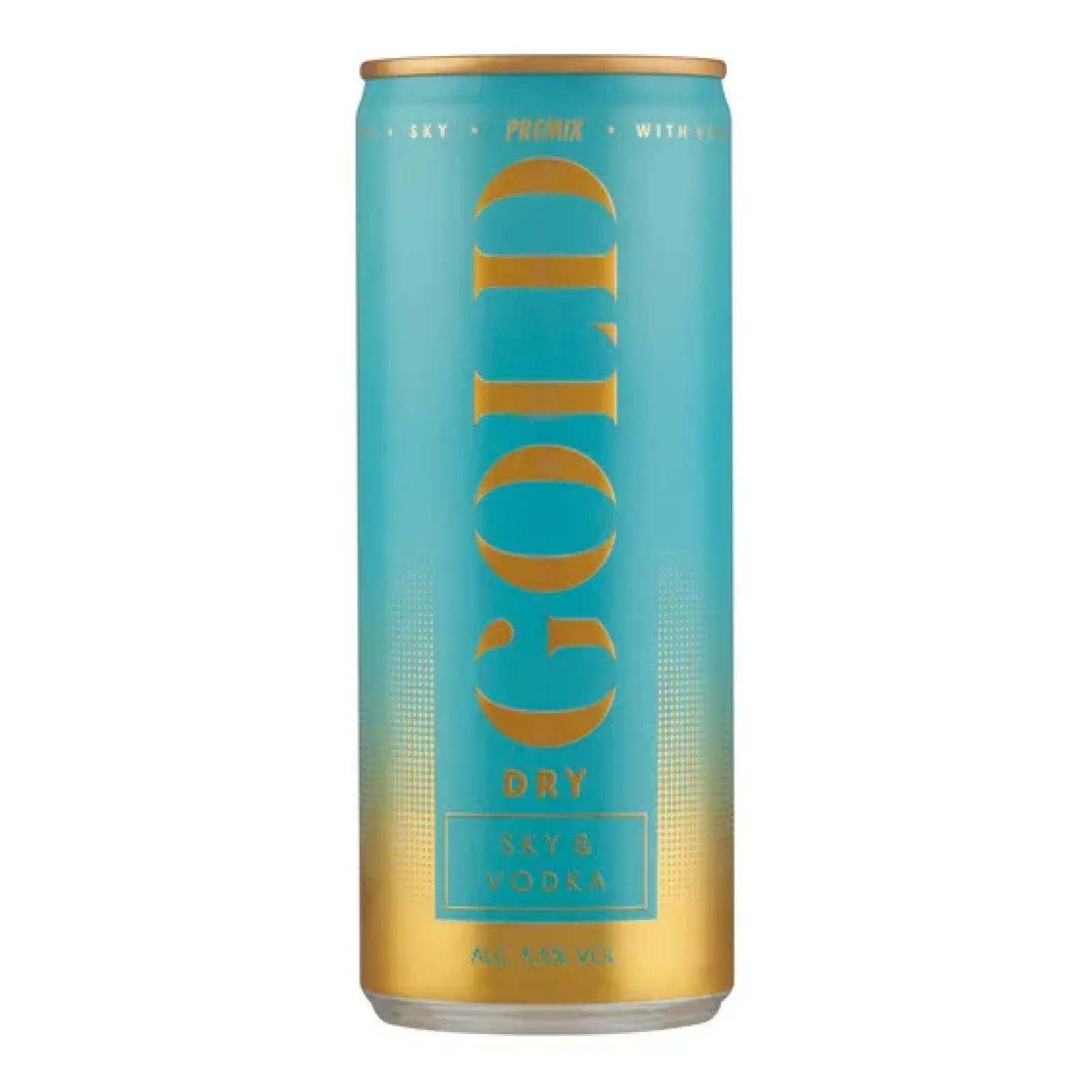 Gold Dry Sky & Vodka Blik (12x 250 ml)