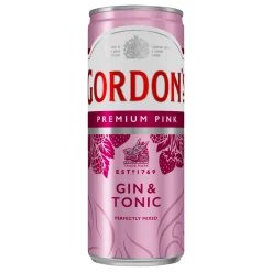Gordon's Gordon’s pink gin & tonic blik (12x 25cl) Clearance
