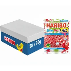 Haribo Balla Red FIZZ Zakje (28x70gr) Online