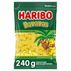 Haribo Bananen Zak (8x 240gr) New
